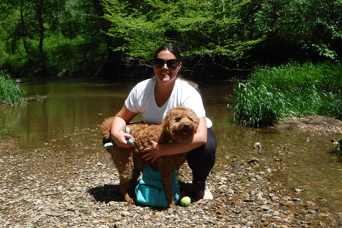 Danielle & Willow at park.